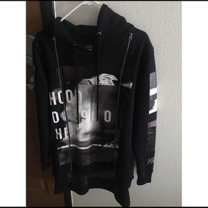 Hood By Air Double Zipper Men’s Graphic Sweatshirt
